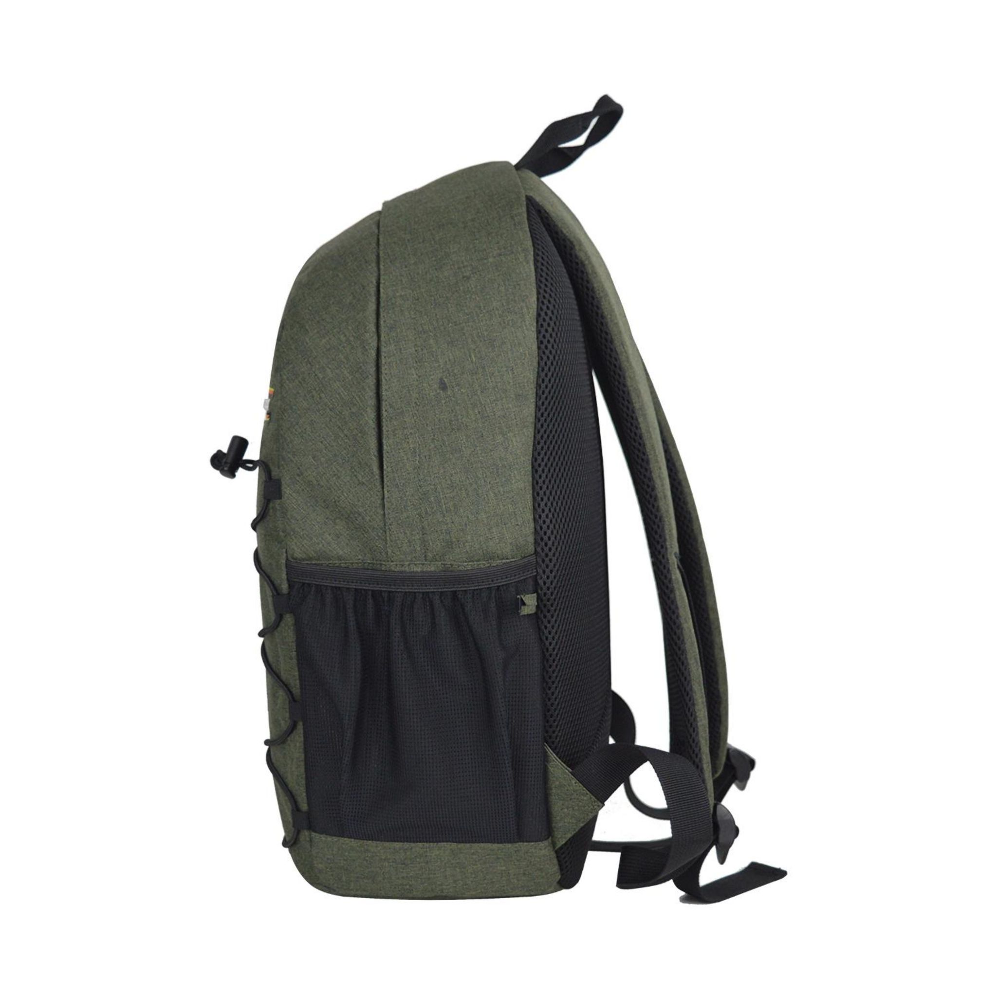 Voir la diapositive 5 : AIRPORT Sac à dos polyester kaki 44,5x29x3cm