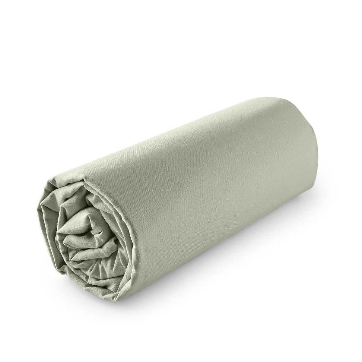 ACTUEL Drap housse uni en coton 57 fils