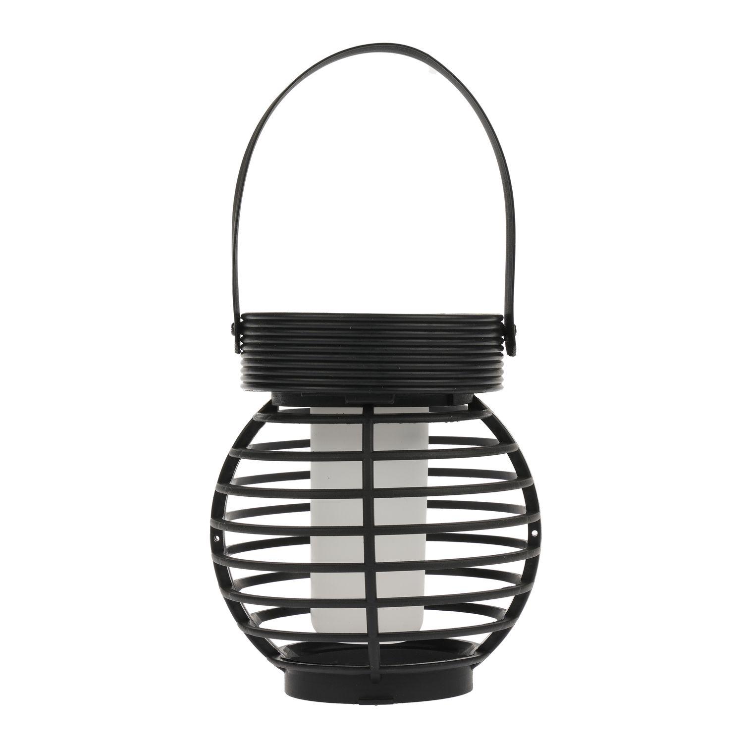 Voir la diapositive 3 : GARDENSTAR Lanterne solaire  H11 cm - Noir