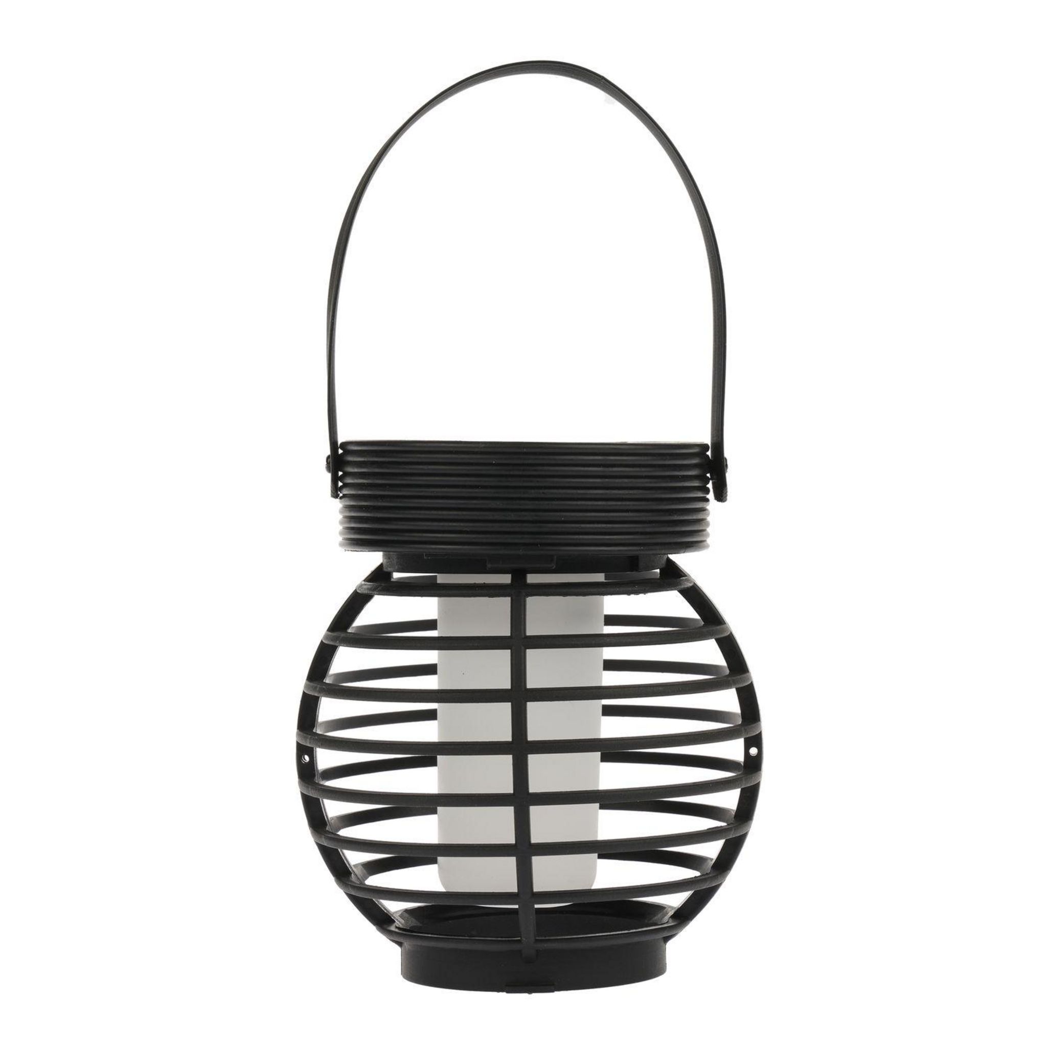 Voir la diapositive 3 : GARDENSTAR Lanterne solaire  H11 cm - Noir