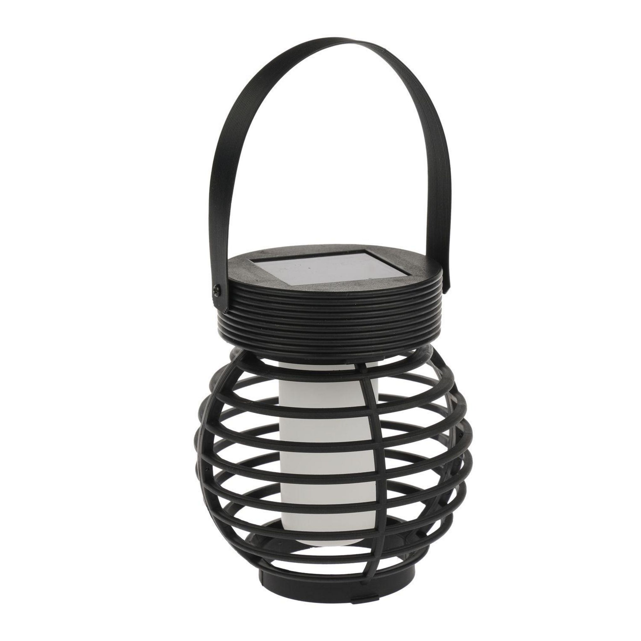 Voir la diapositive 2 : GARDENSTAR Lanterne solaire  H11 cm - Noir