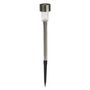 Voir la diapositive 2 : GARDENSTAR Borne solaire en acier inoxydable H35 cm