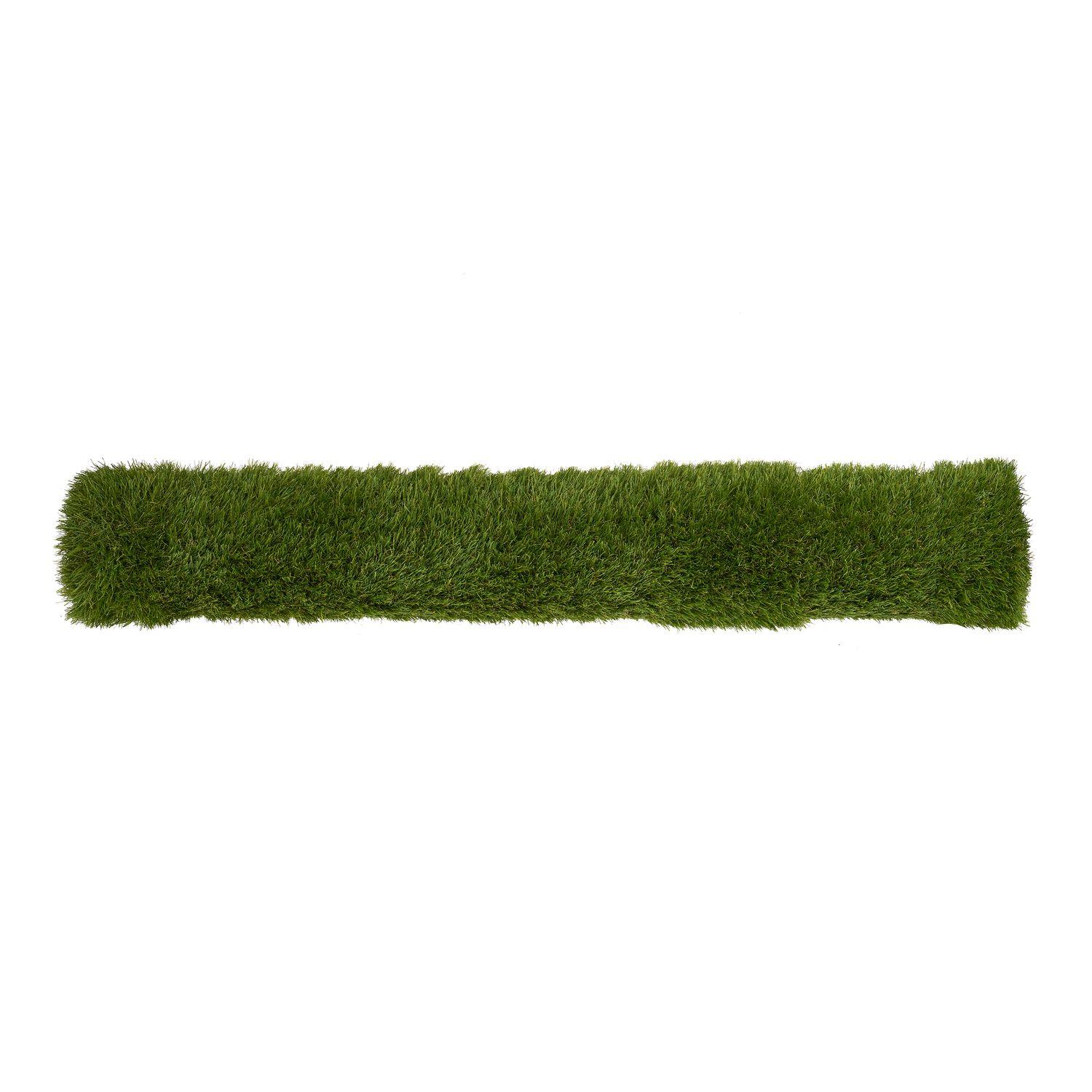 Voir la diapositive 2 : GARDENSTAR Gazon artificiel 3x1 m H30 mm en polypropylène - Vert