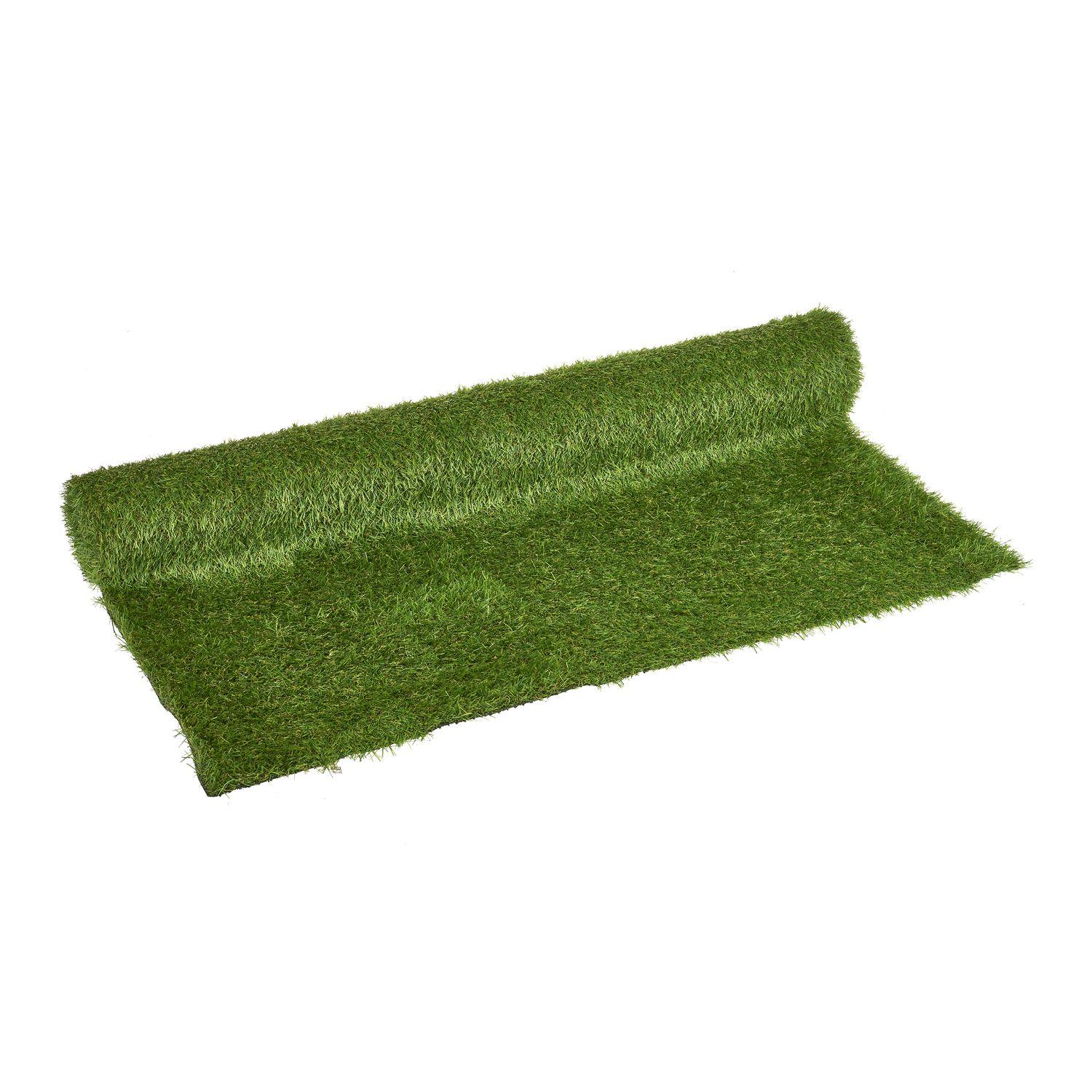 Voir la diapositive 2 : GARDENSTAR Gazon artificiel 3x1 m H20 mm en polypropylène - Vert