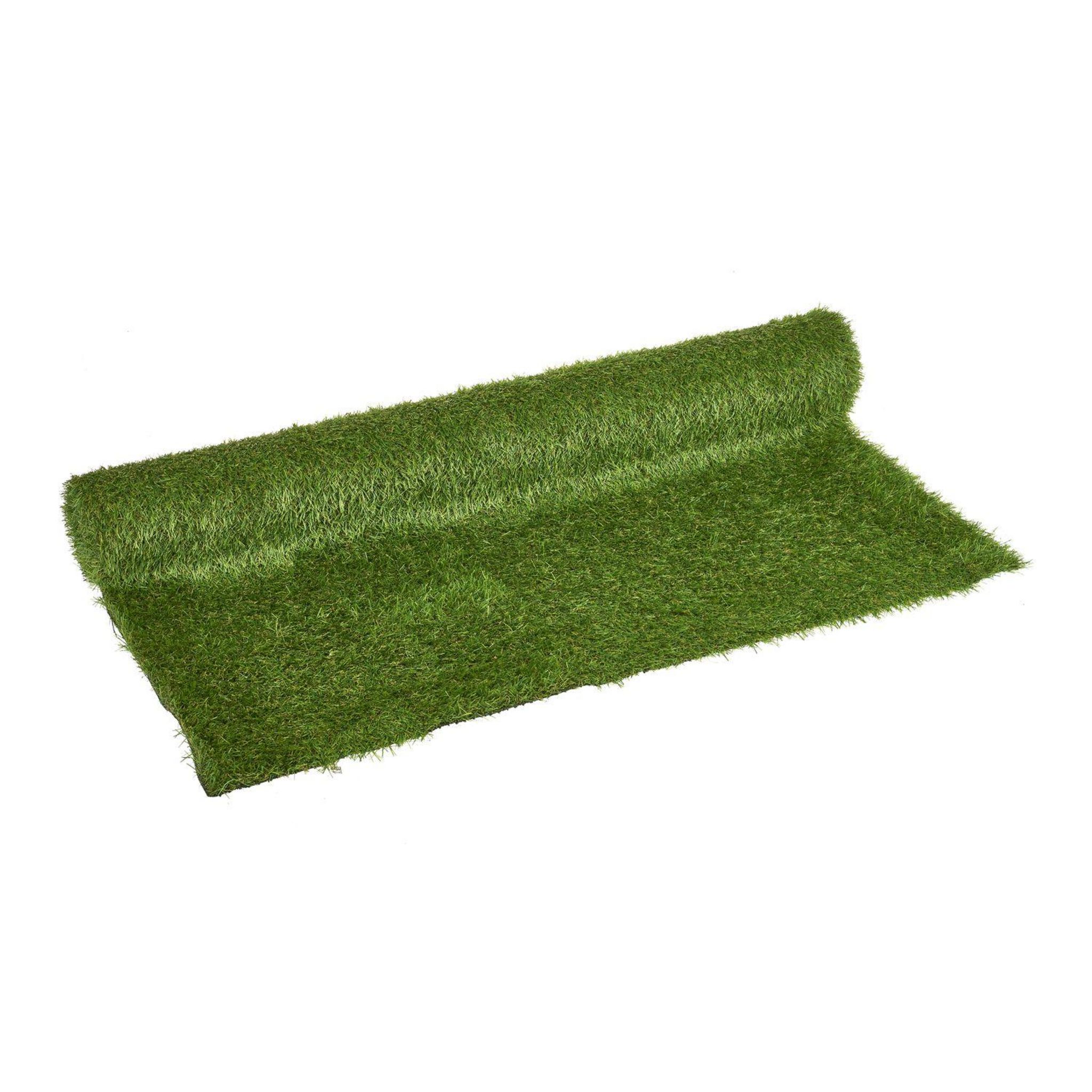 Voir la diapositive 2 : GARDENSTAR Gazon artificiel 3x1 m H20 mm en polypropylène - Vert