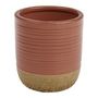Voir la diapositive 2 : GARDENSTAR Cache pot en grès D10 cm - Terracotta