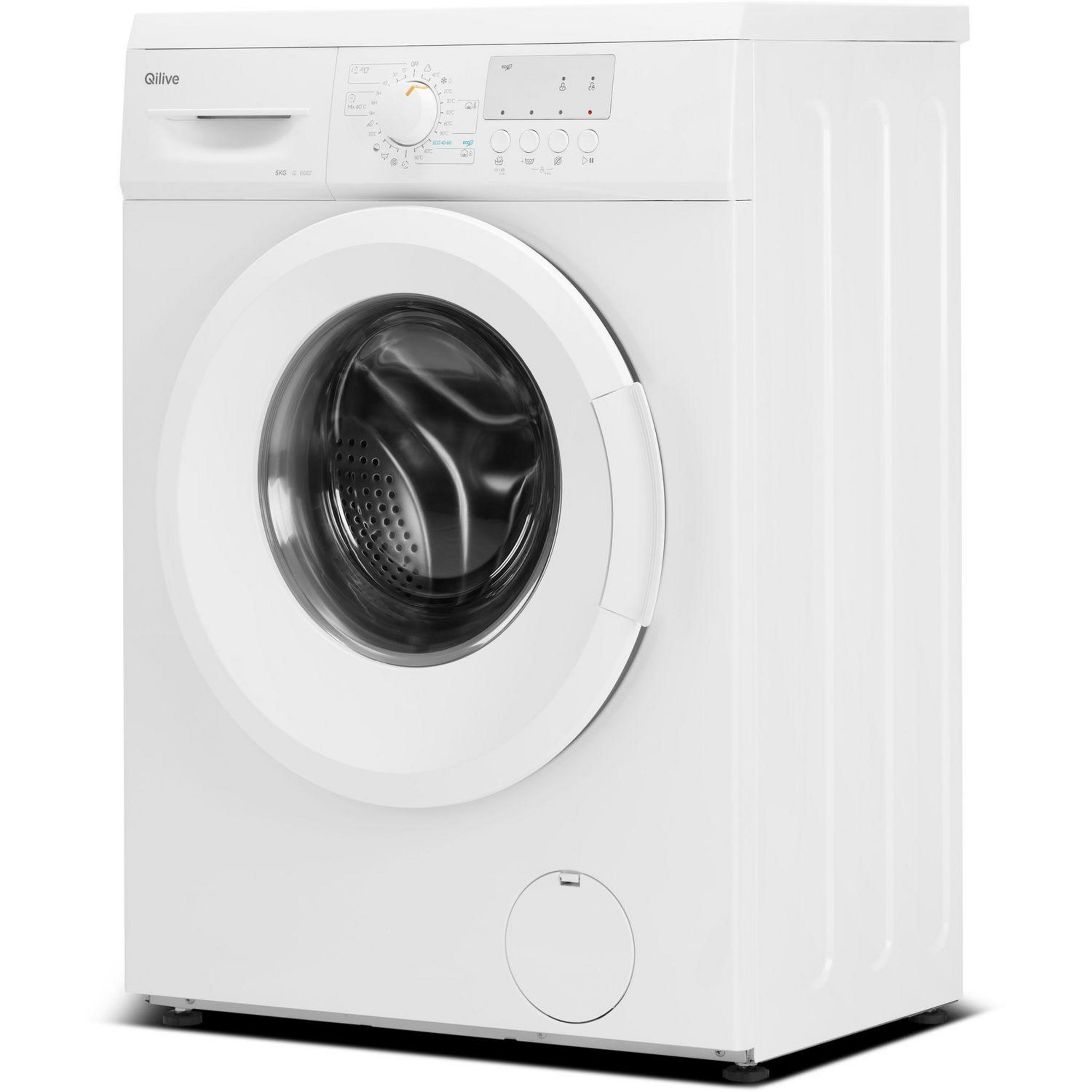 QILIVE Lave linge hublot Q.6682, 5 kg, 800 T/min, E