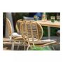 Voir la diapositive 4 : JARDILINE Lot de 2 chaises de jardin - Résine tressée - Beige - FLORES