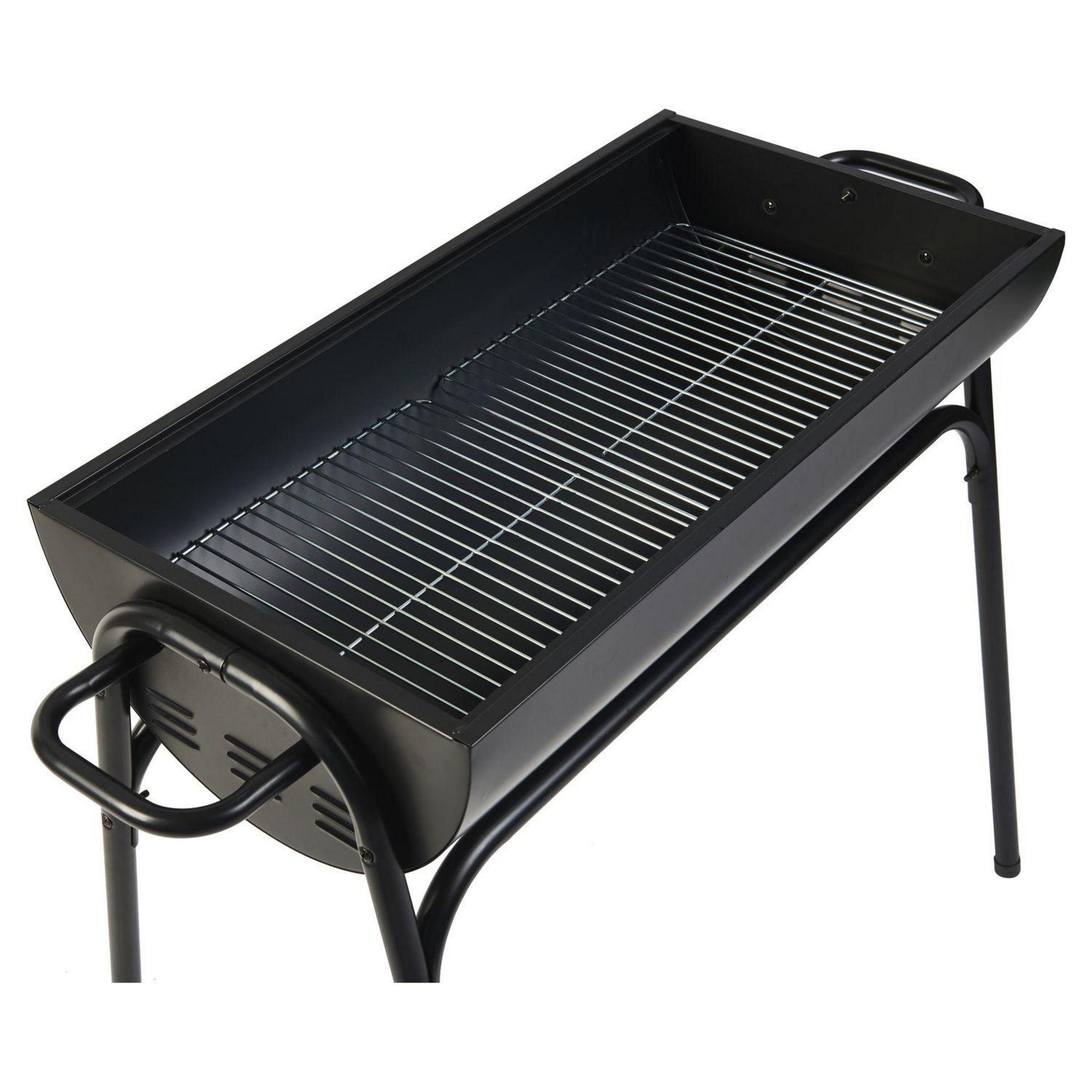 Voir la diapositive 4 : GARDENSTAR Barbecue demi tonneau