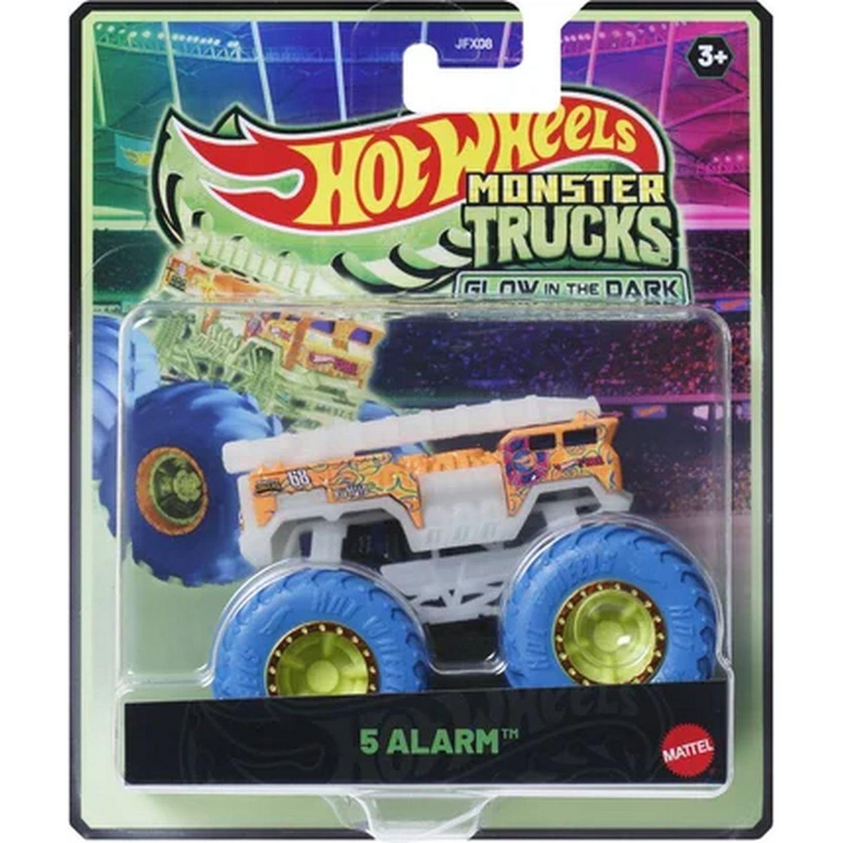 MATTEL Véhicule Monster Trucks Glow In The Dark Hot Wheels