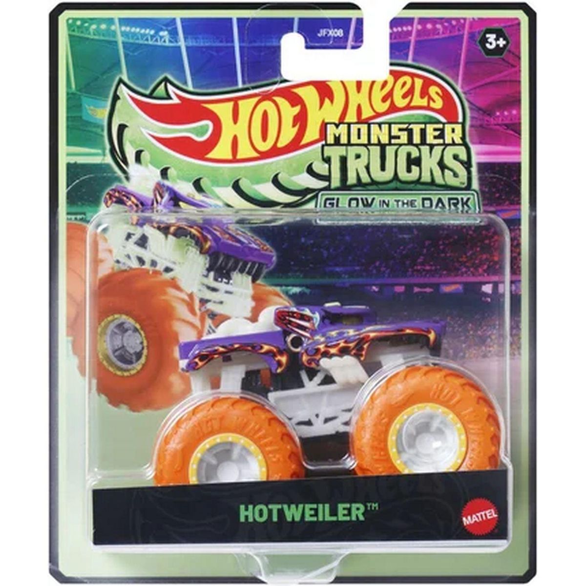 MATTEL Véhicule Monster Trucks Glow In The Dark Hot Wheels