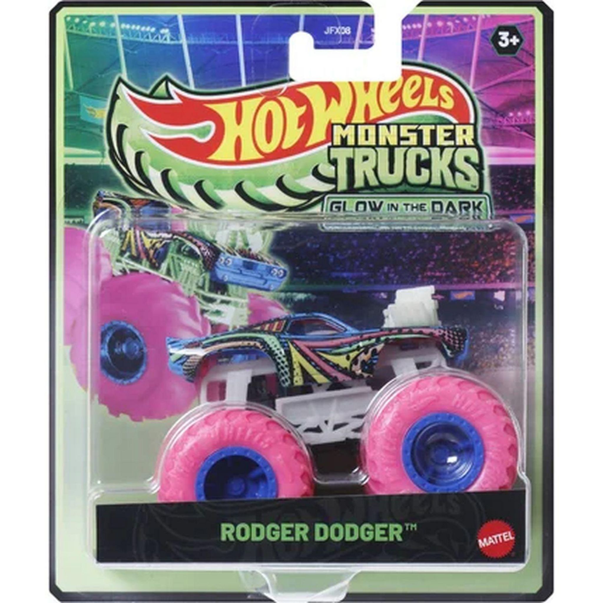 Voir la diapositive 7 : MATTEL Véhicule Monster Trucks Glow In The Dark Hot Wheels