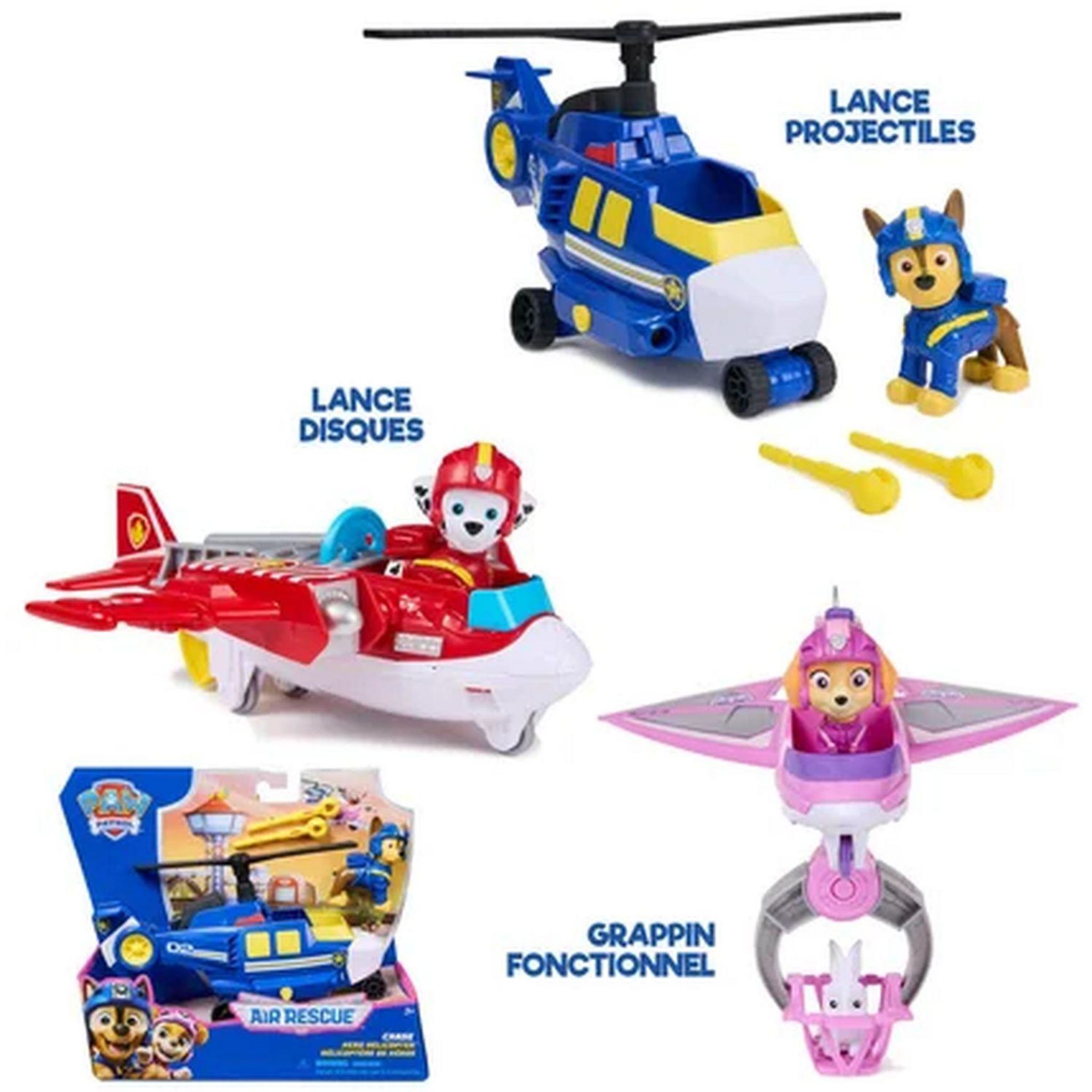 Voir la diapositive 6 : SPIN MASTER Véhicule+Figurine Air Pat Patrouille