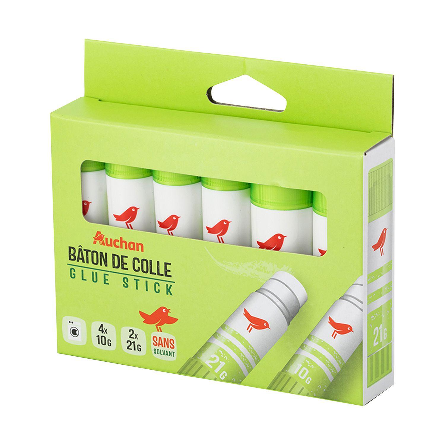 Voir la diapositive 2 : AUCHAN Bâtons de colle 10g+21g