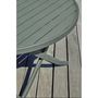 Voir la diapositive 3 : DCB GARDEN Table de jardin ronde pliante - 4/6 places - Aluminium - Kaki - MARIUS