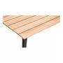 Voir la diapositive 4 : JARDILINE Table de jardin - 4/6 places - Aluminium - Noir - COMORES