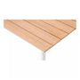 Voir la diapositive 3 : JARDILINE Table de jardin - 4/6 places - Aluminium - Blanc - MALDIVES