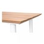 Voir la diapositive 2 : JARDILINE Table de jardin - 4/6 places - Aluminium - Blanc - MALDIVES