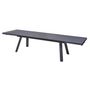 Voir la diapositive 1 : TERRIA Table de jardin noisette 220/340 x 110 cm NOISETTE - Gris