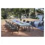 Voir la diapositive 3 : TERRIA Table de jardin noisette 220/340 x 110 cm NOISETTE - Gris