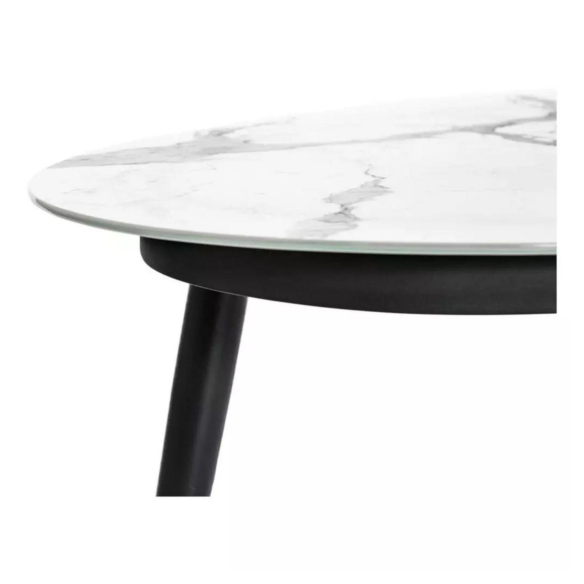 Voir la diapositive 6 : JARDILINE Table de jardin - 4/6 places - Aluminium - Gris et marbré - FORMENTERA
