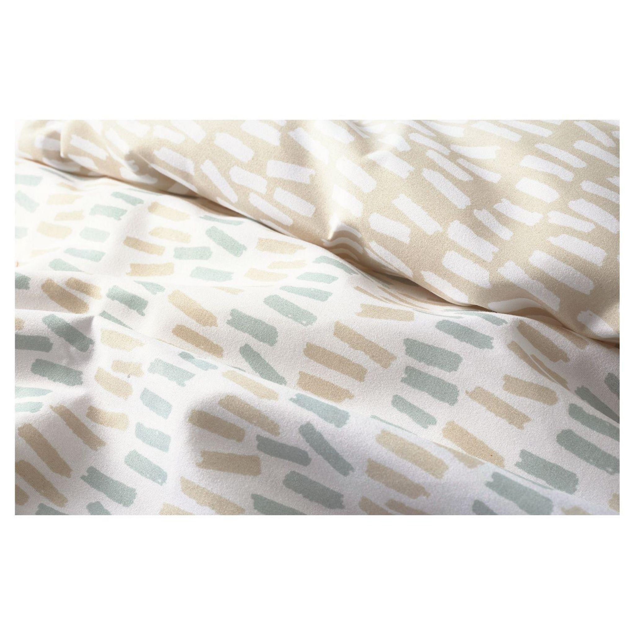 Voir la diapositive 2 : ACTUEL Parure housse de couette en microfibre recyclé SIMON