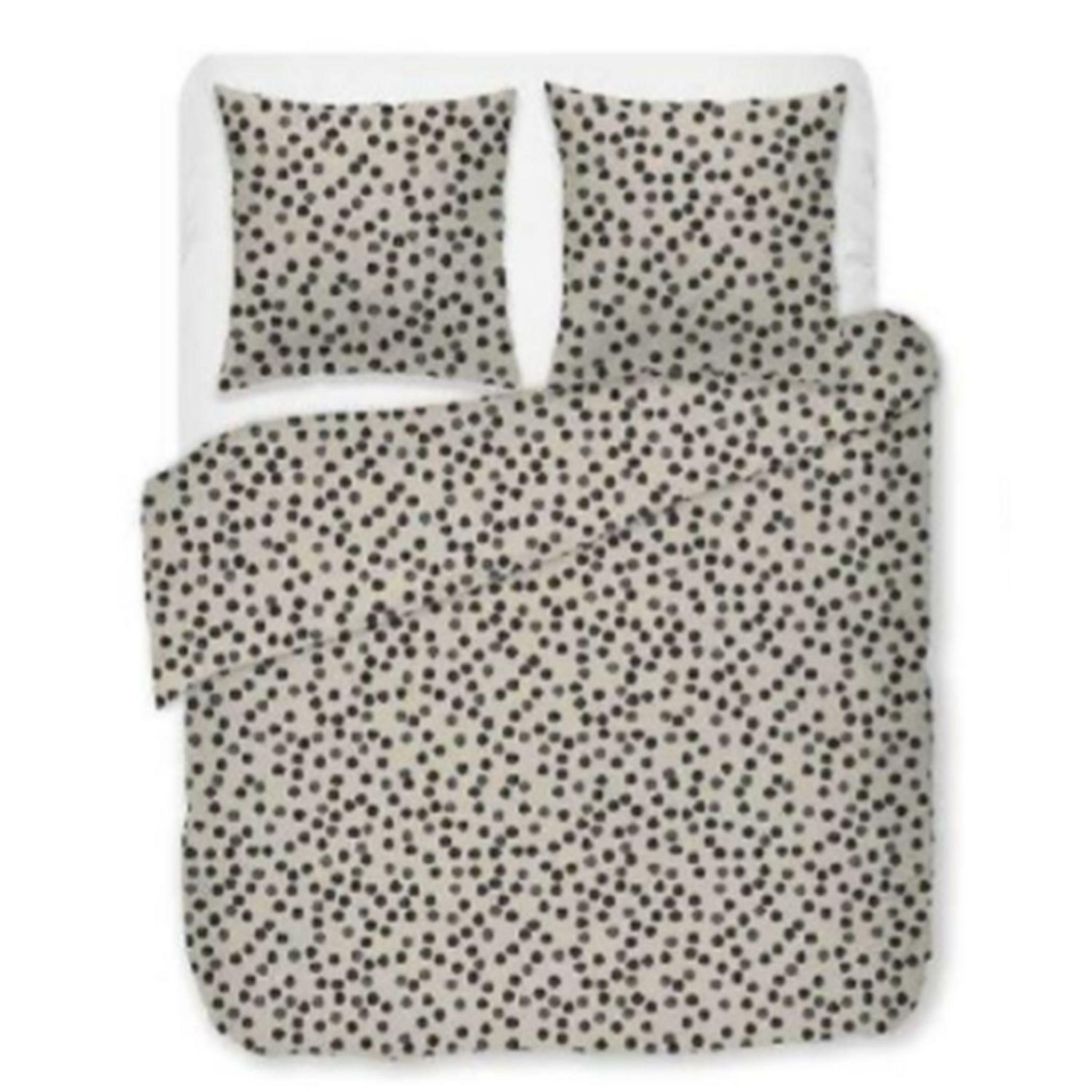 ACTUEL Parure housse de couette en coton 57 fils BECKY. Coloris disponibles : Gris