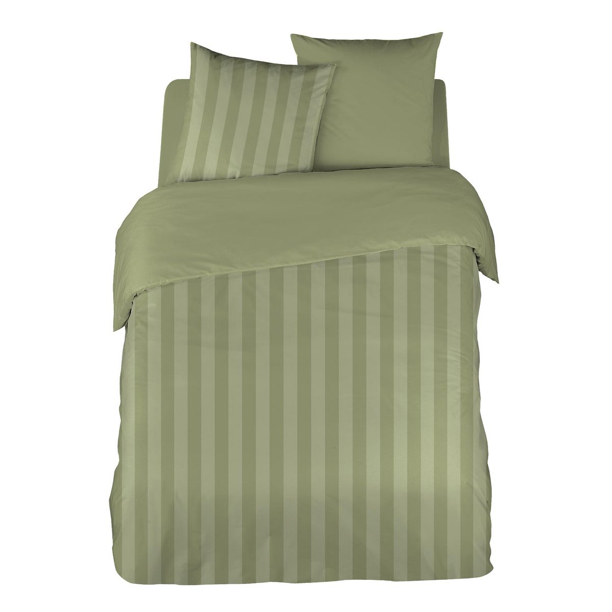 Parure housse de couette en satin 70 fils PAM