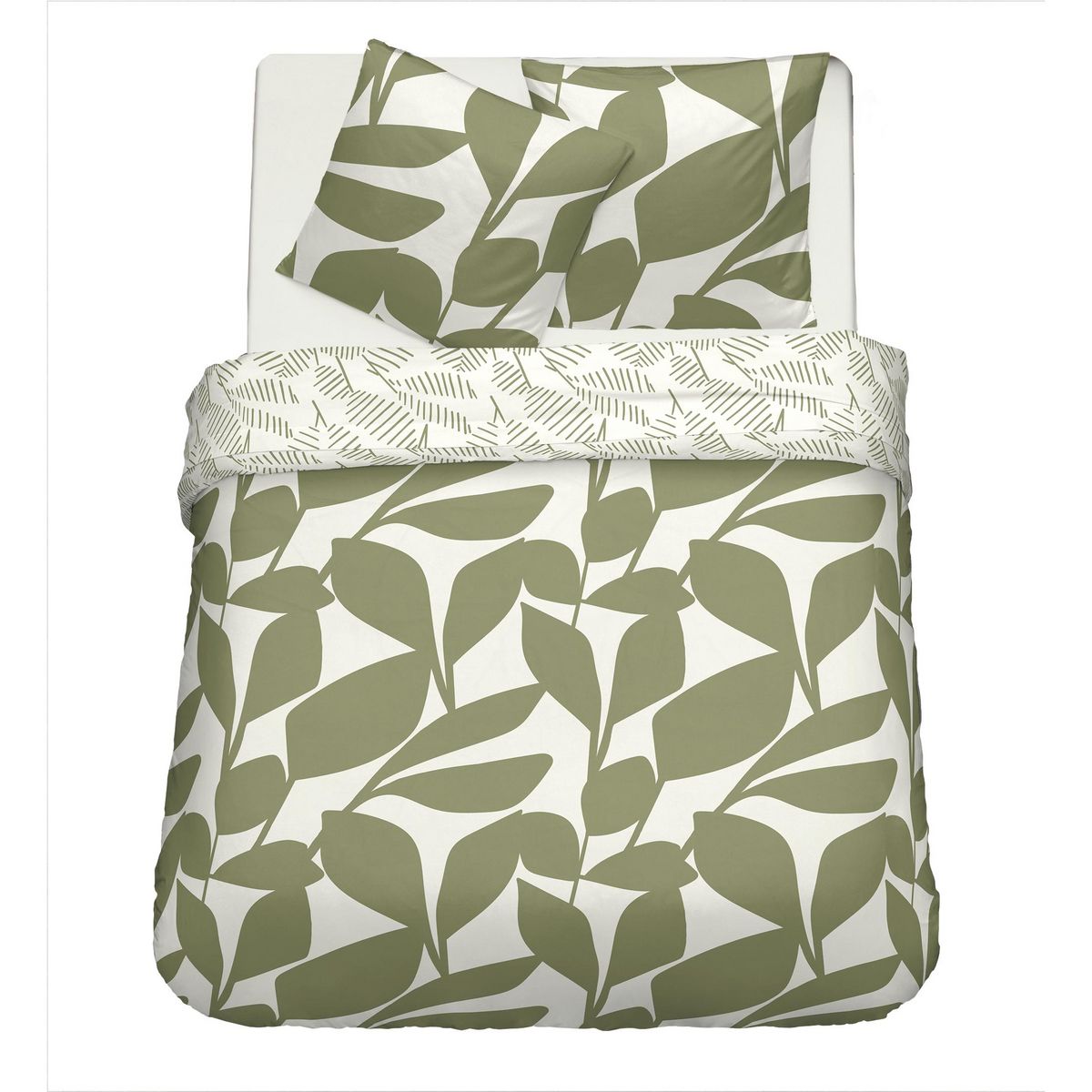 Parure housse de couette en coton PAPER