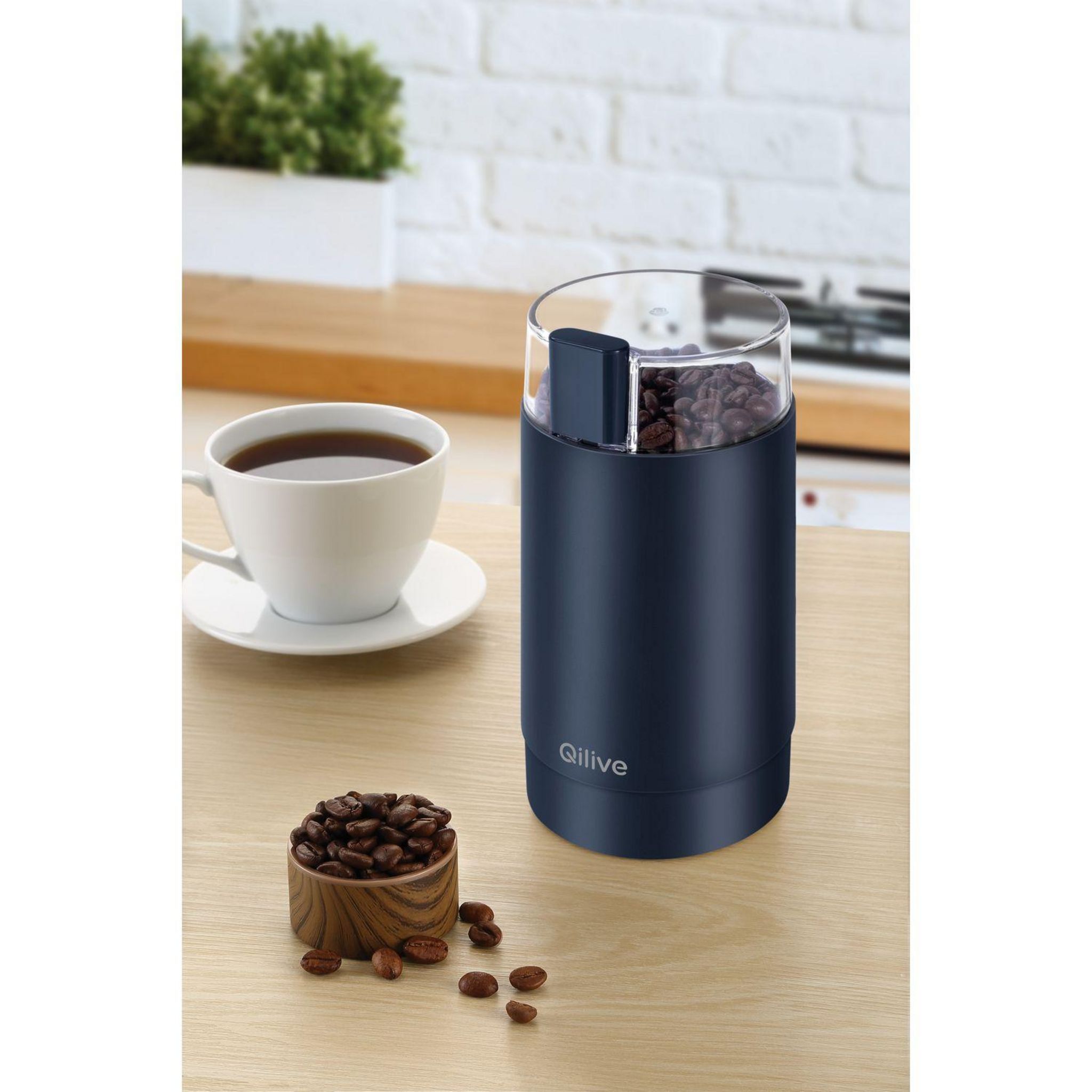 Voir la diapositive 2 : QILIVE Moulin à café Q.5363 - Bleu