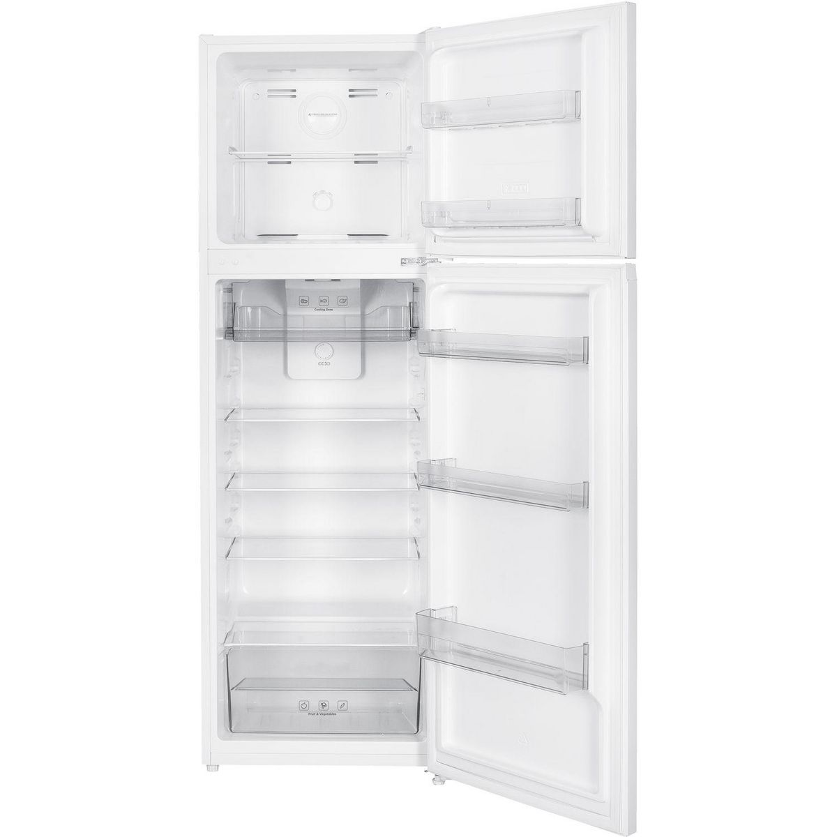 QILIVE Réfrigérateur 2 portes Q.6141, 247 L, Froid ventilé No Frost, E