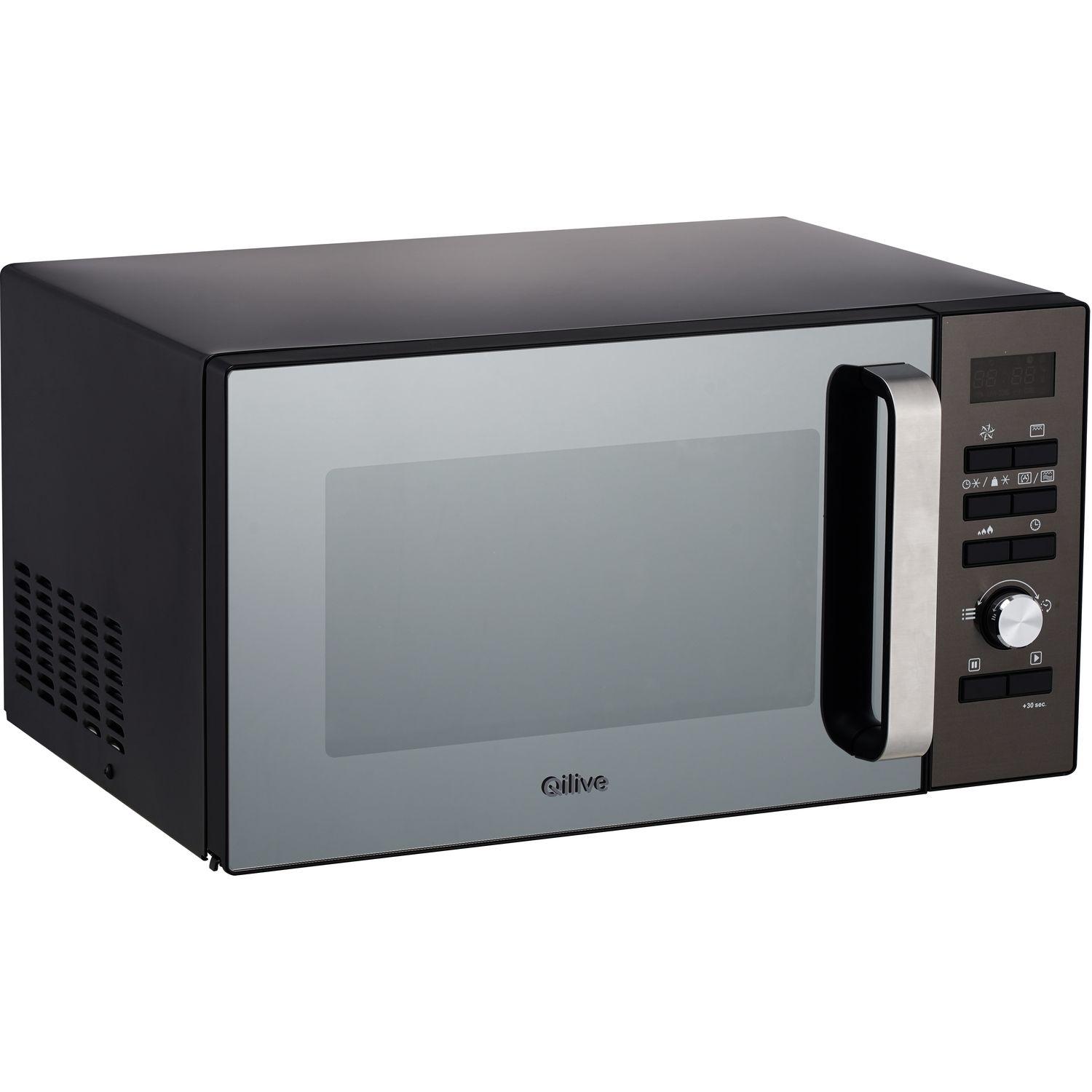 Voir la diapositive 4 : QILIVE Micro-ondes multifonction Q.6429 - 1400 W - Capacité 30 L - Noir