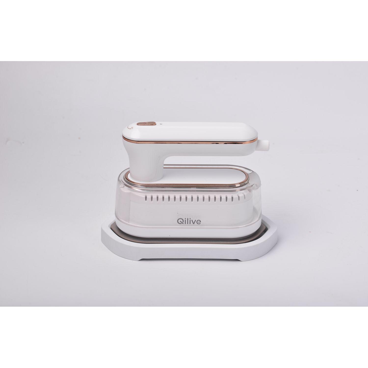 Voir la diapositive 3 : QILIVE mini fer à repasser & défroisseur 2en1 Q.5269 - Blanc