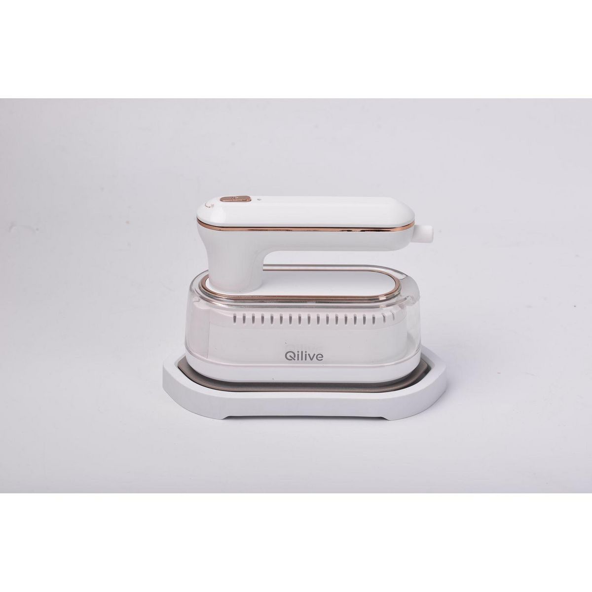 QILIVE mini fer à repasser & défroisseur 2en1 Q.5269 - Blanc