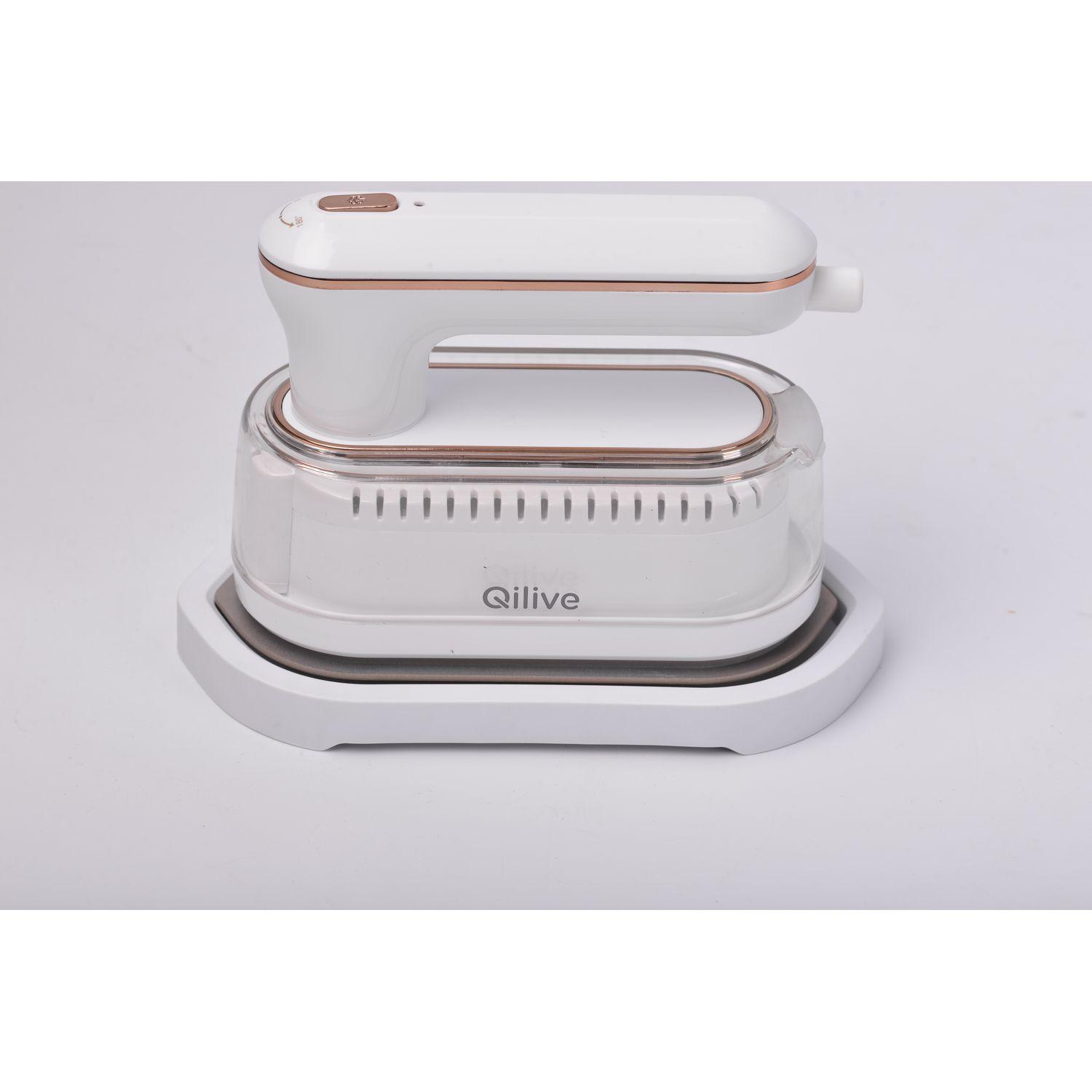 Voir la diapositive 2 : QILIVE mini fer à repasser & défroisseur 2en1 Q.5269 - Blanc