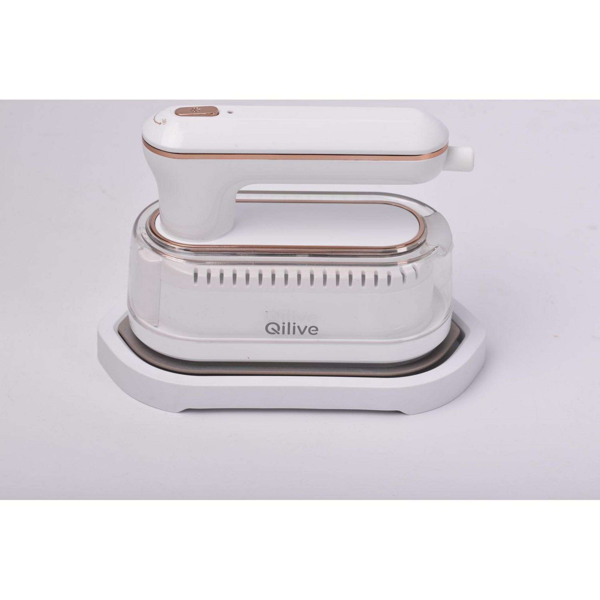 Voir la diapositive 2 : QILIVE mini fer à repasser & défroisseur 2en1 Q.5269 - Blanc