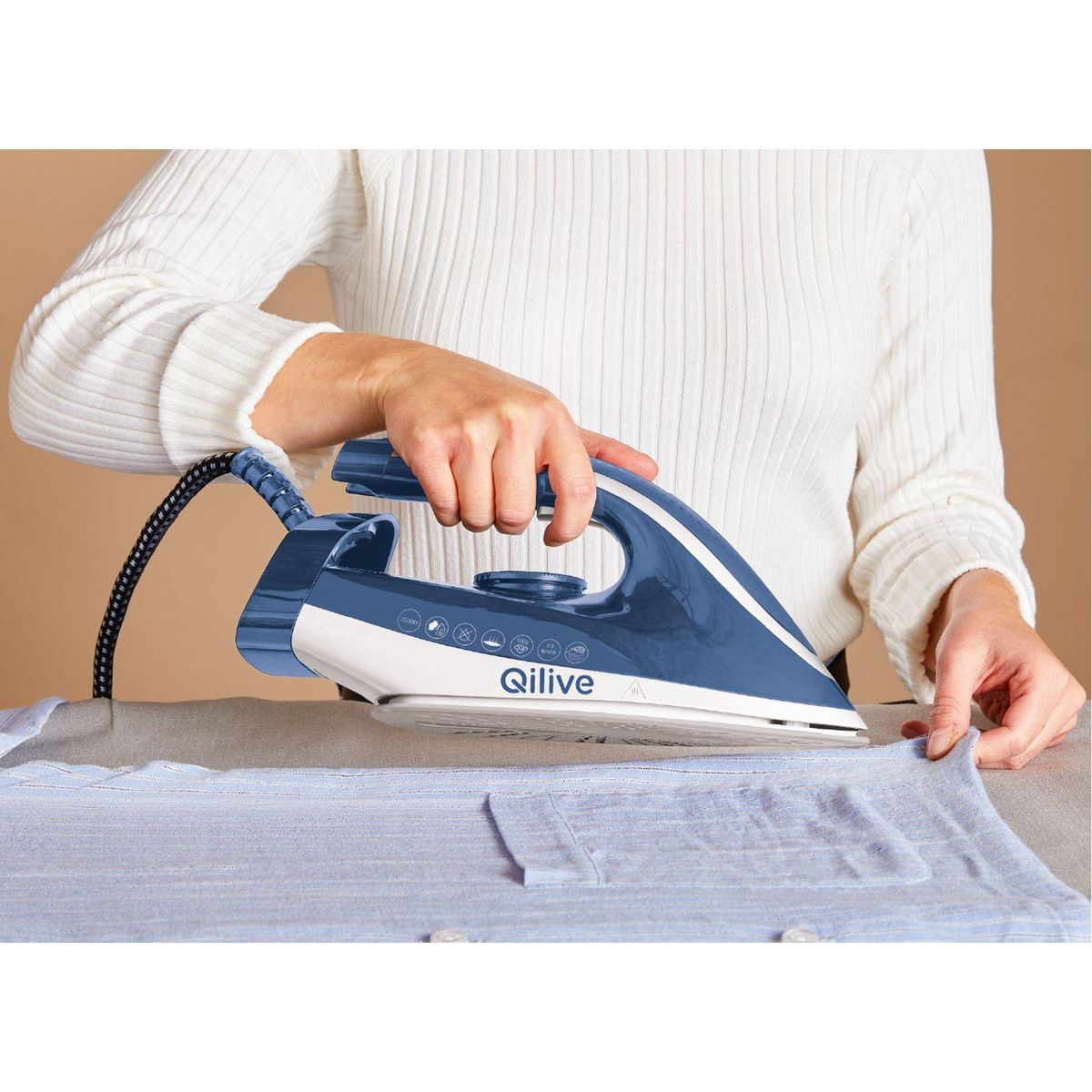 QILIVE Centrale vapeur Q.5691 - Bleu