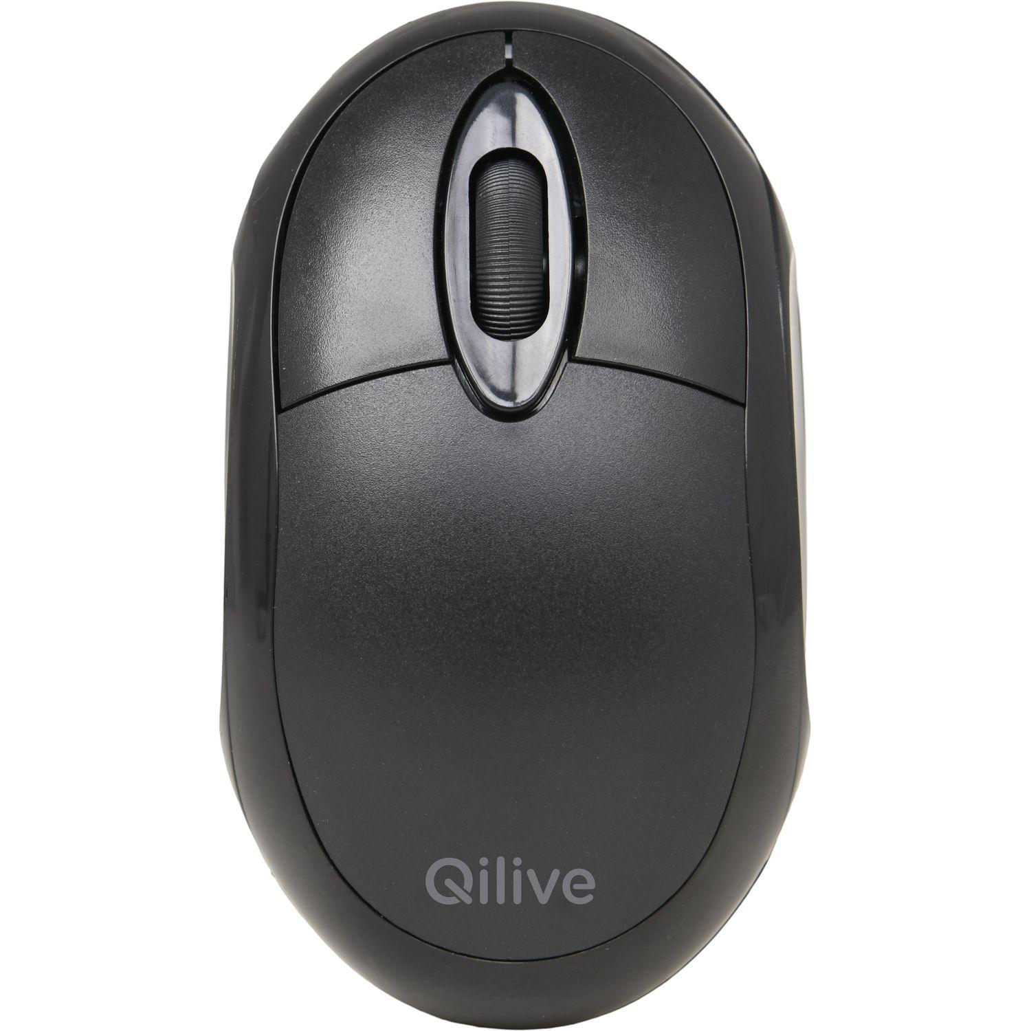 Voir la diapositive 4 : QILIVE Souris sans fil bureautique - Noir