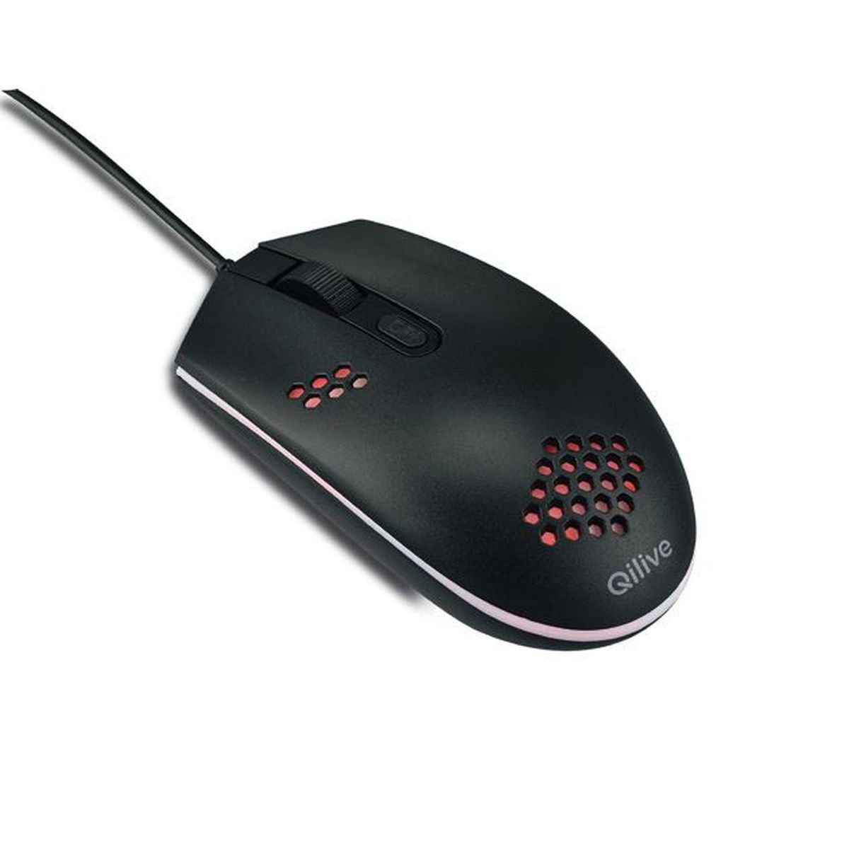 QILIVE Souris Gaming Optique Rétroeclairage LED