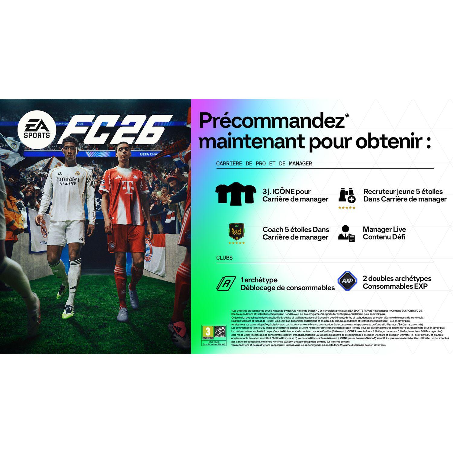 Voir la diapositive 2 : FC 26 PS5