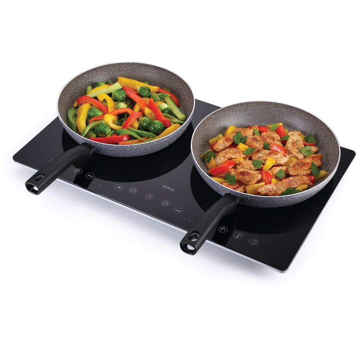 QILIVE Plaque à induction double Q.6690 - Noir