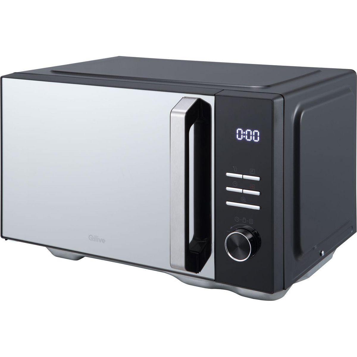 QILIVE Four à micro-ondes Q.6427 - 800 W - Capacité 25 L - Gris