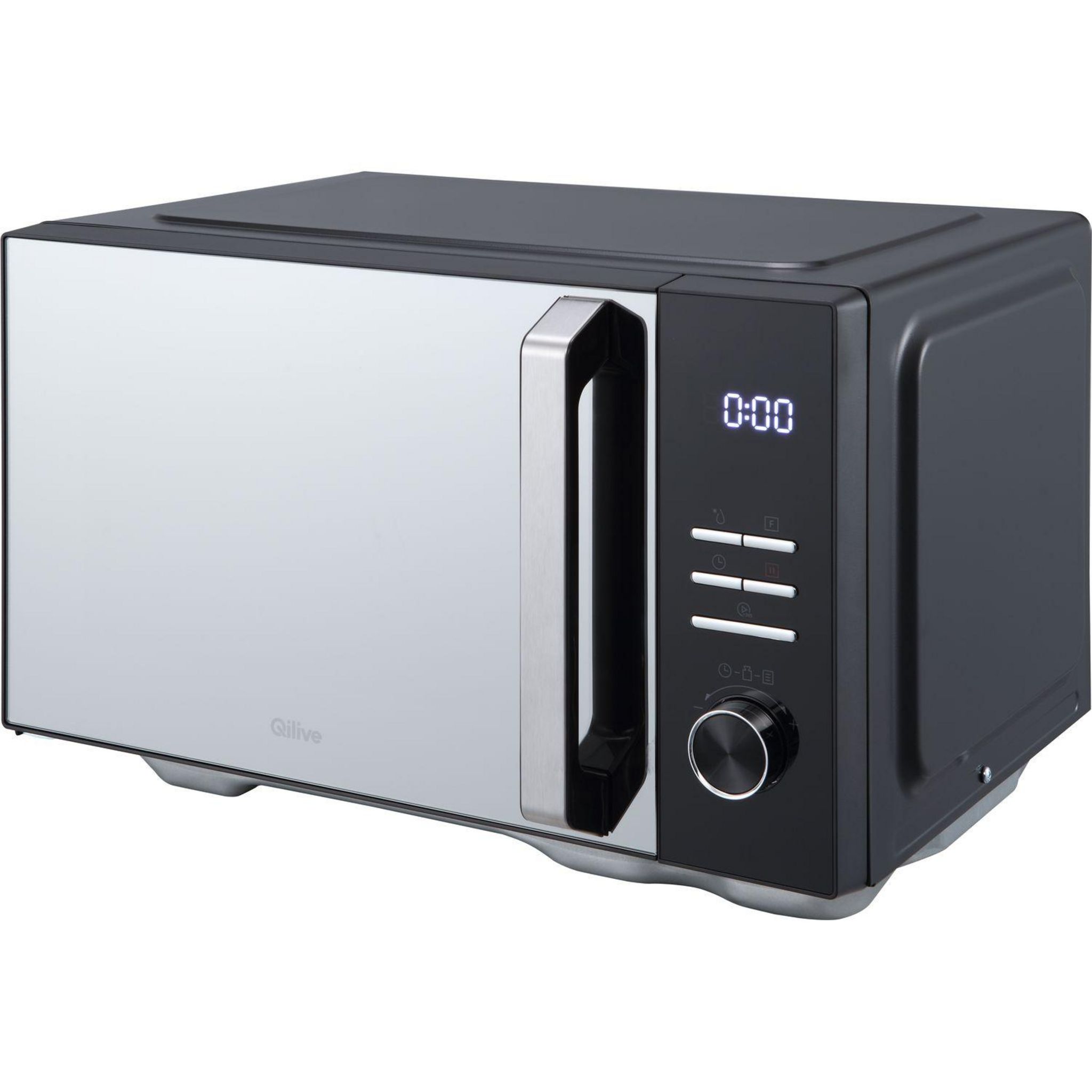 Voir la diapositive 4 : QILIVE Four à micro-ondes Q.6427 - 1200 W - Capacité 25 L - Gris