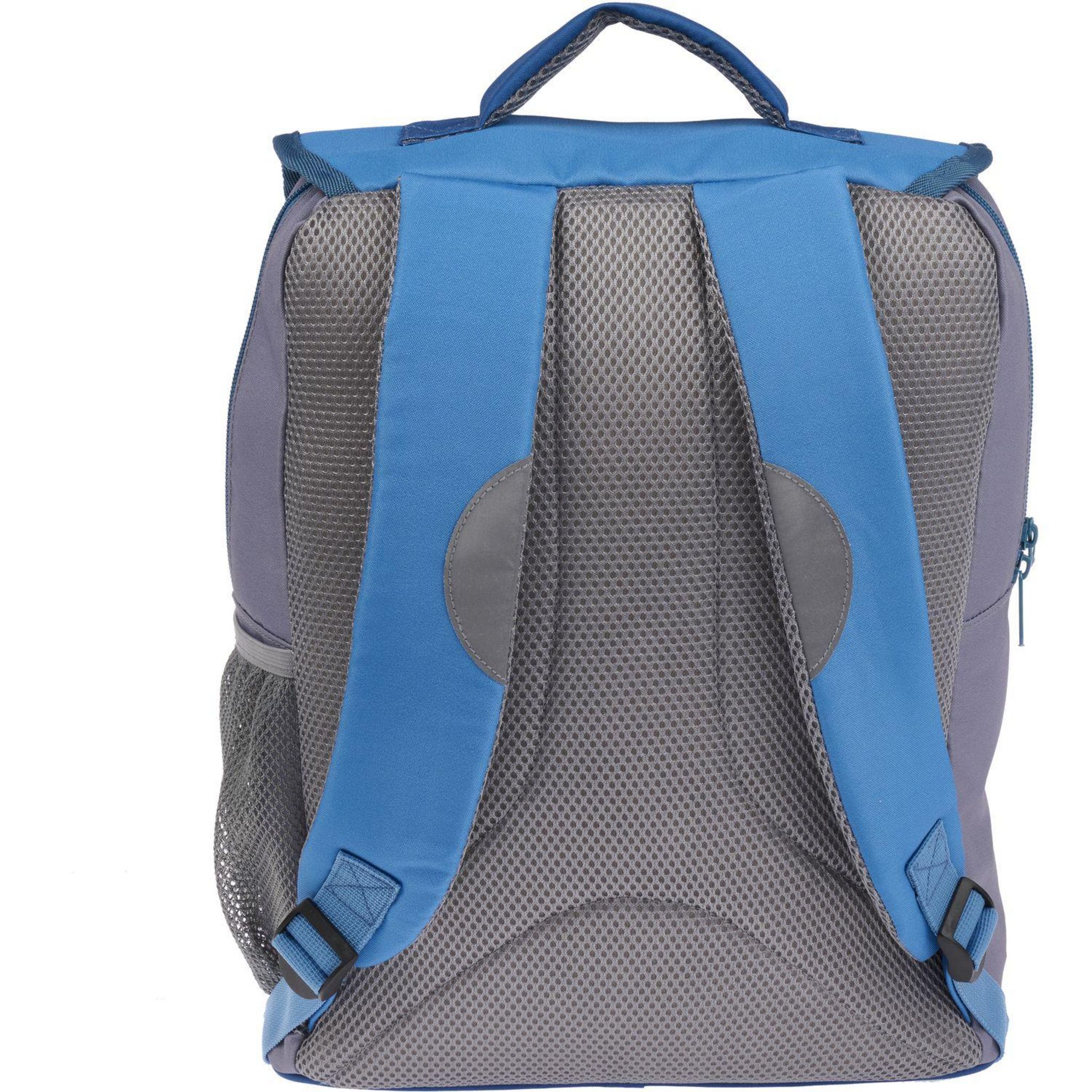 Voir la diapositive 3 : AUCHAN Sac à Dos 2 compartiments 38cm - Bleu