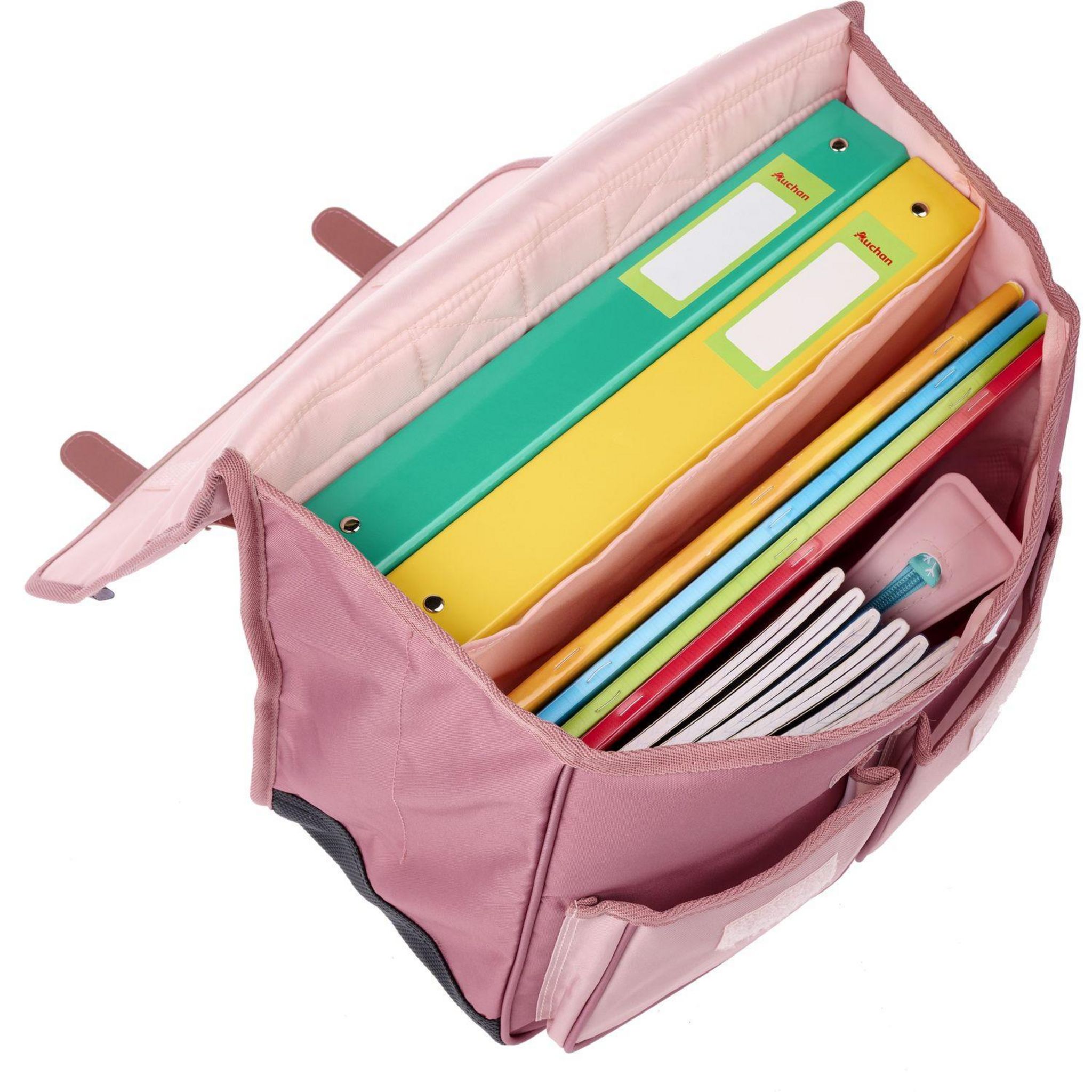 Voir la diapositive 6 : AUCHAN Cartable Classic 36 cm - Pêche