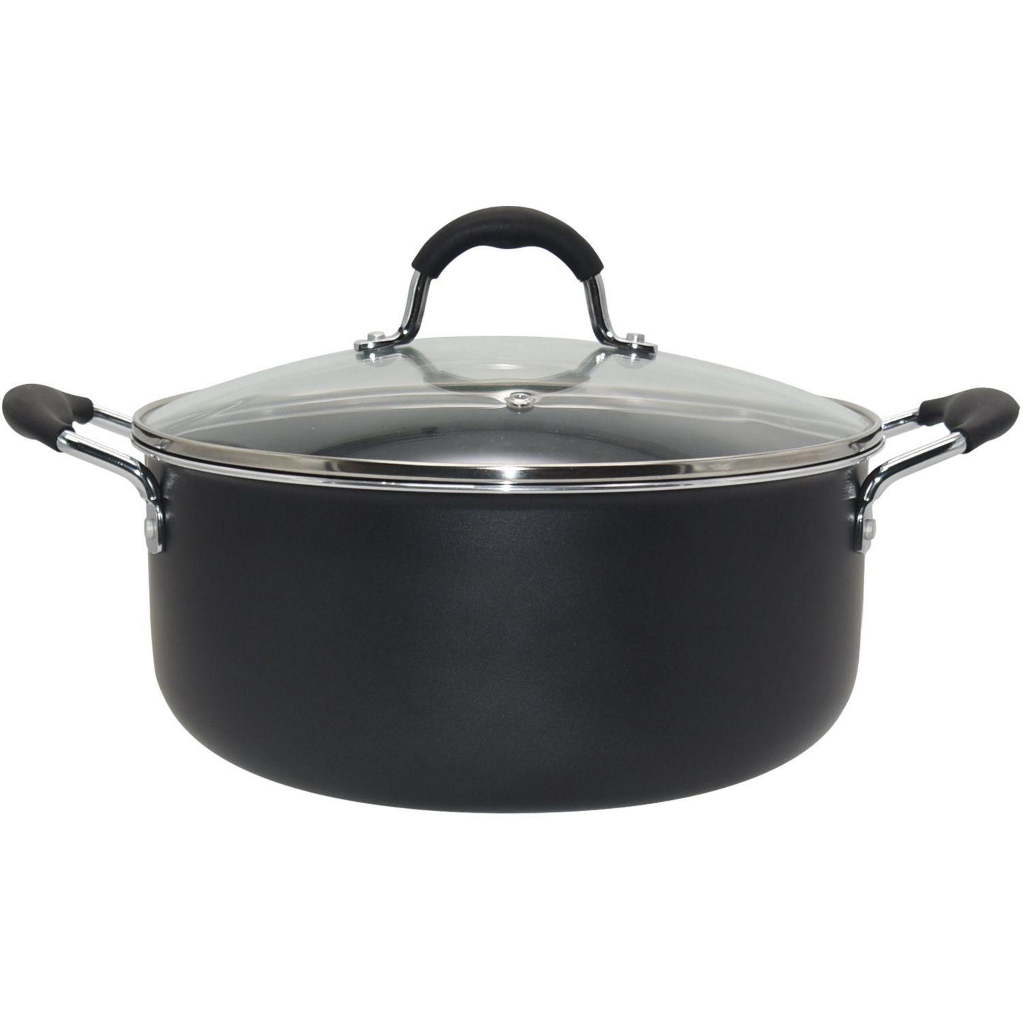 ACTUEL Faitout 30 cm aluminium tous feux dont induction avec couvercle