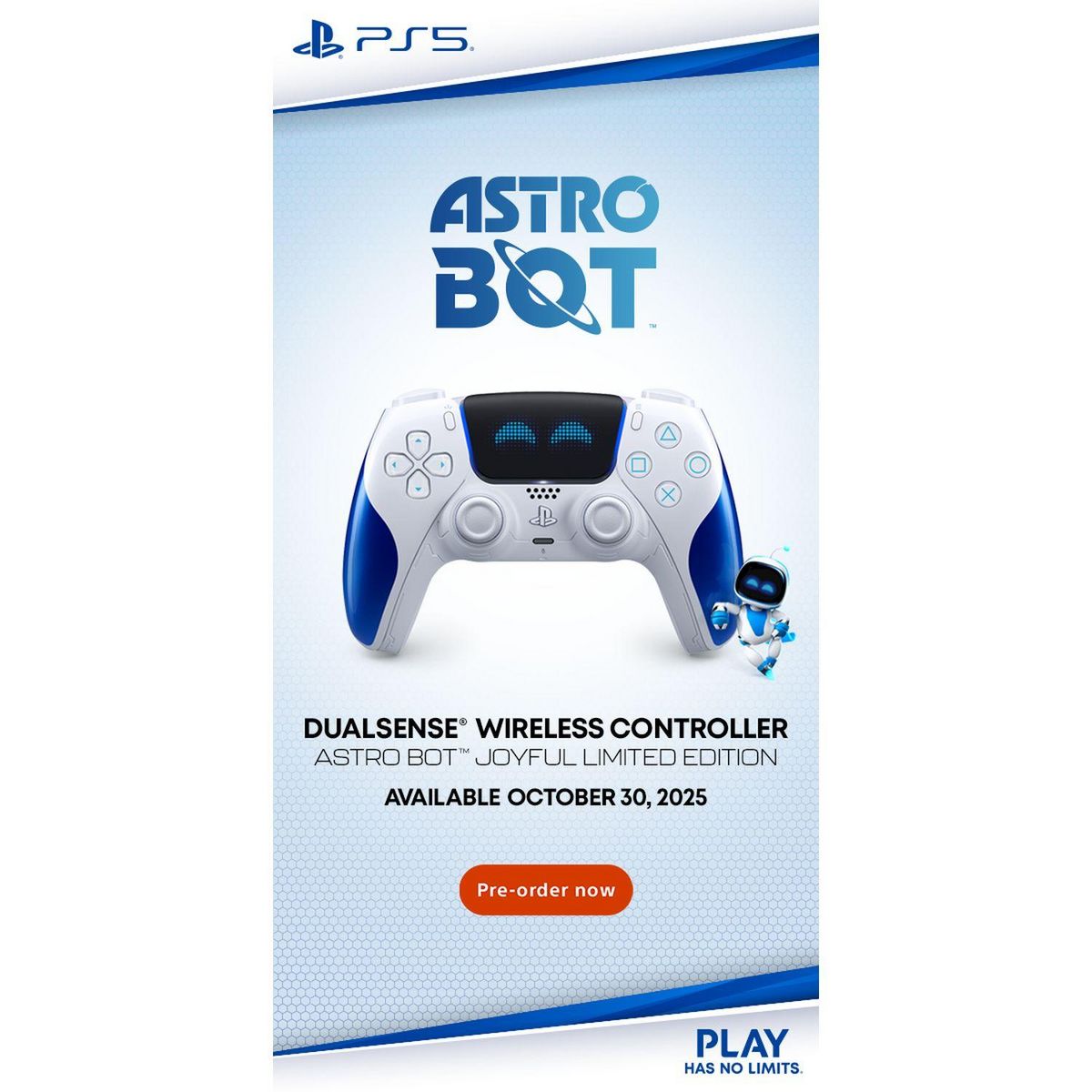 SONY Manette DualSense V2 Astrobot Joyful Limited Edition Playstation 5