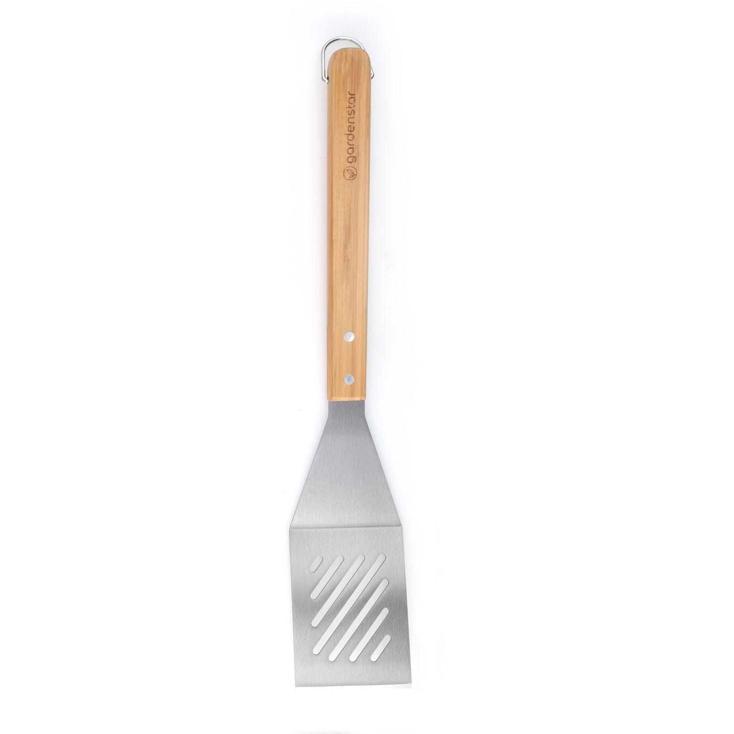 GARDENSTAR Spatule en inox manche bambou 44 cm