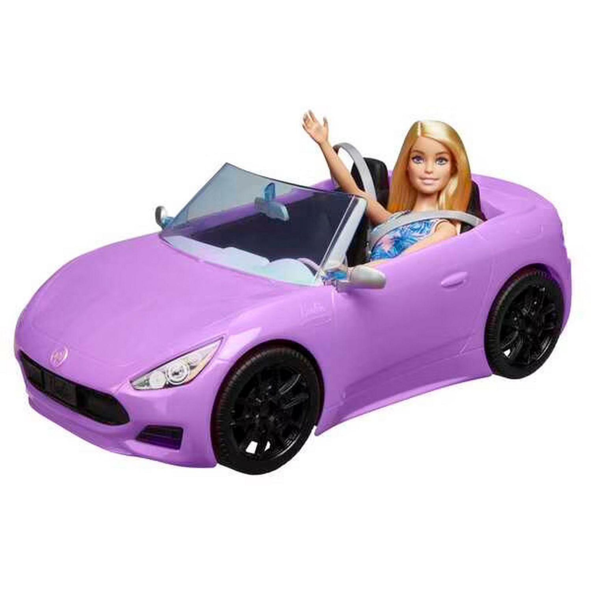 Voir la diapositive 3 : BARBIE Poupée Barbie et sa voiture décapotable