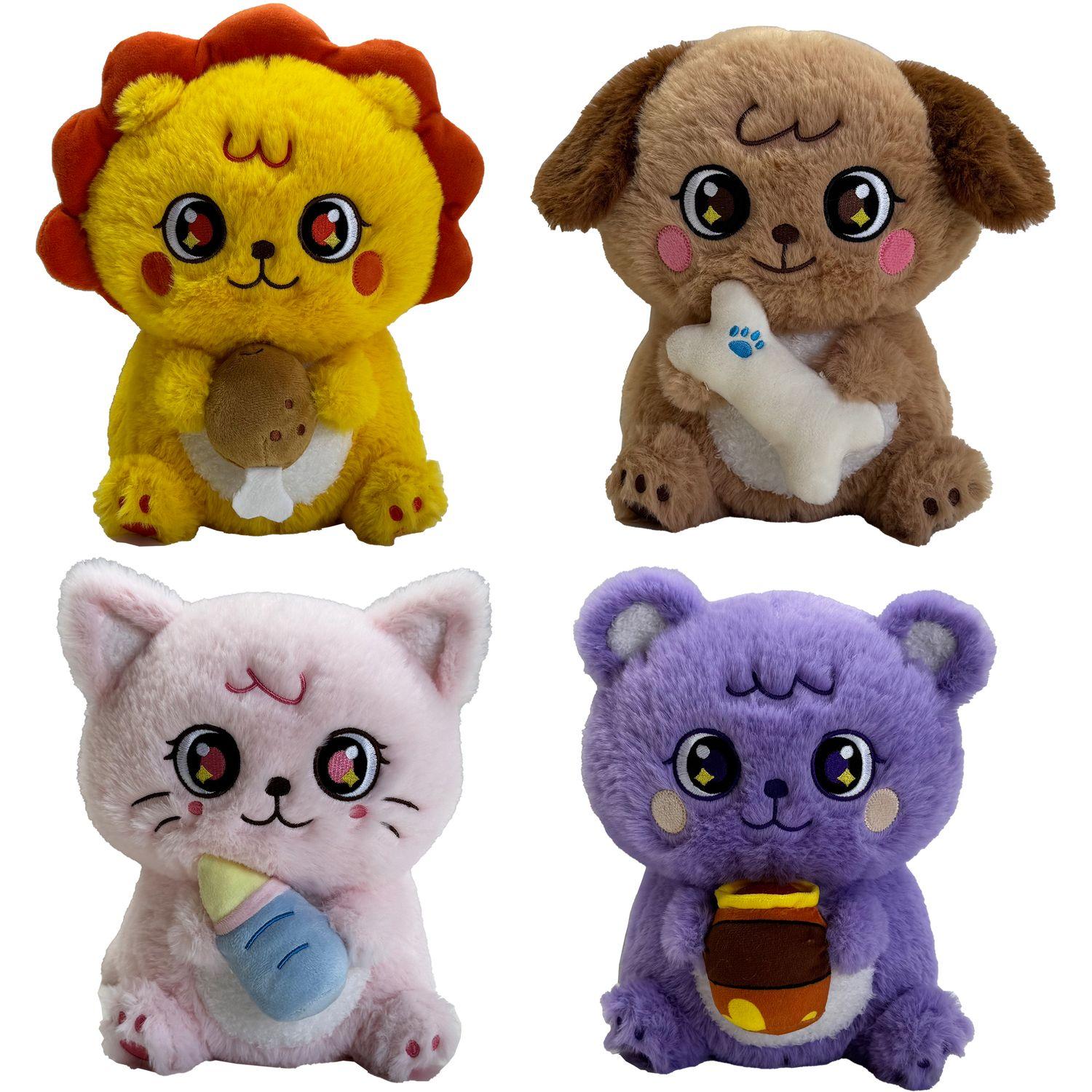 ONE TWO FUN Peluche animal content 25 cm